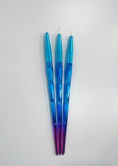 SET PINCEL LINER 3PCS AZUL/VIOLETA