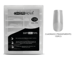 Tips para soft gel cuadrado (Prelimado 120pcs) CHERIMOYA BH001111