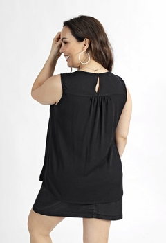 Imagen de 606 - Blusa Leda de Lino con lycra