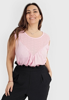 605 - Musculosa Greta Lino con lycra en internet