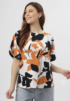 609EST2 - Blusa Ninas de Lino estampado en internet