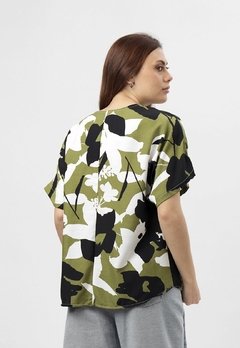 609EST2 - Blusa Ninas de Lino estampado - comprar online