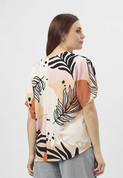 609EST2 - Blusa Ninas de Lino estampado - comprar online