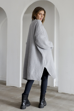 T162 - Maxi Sweater Vestido Bora Tejido en internet