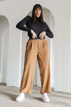 750 - Pantalon Sastrero Siria De Crepe con elastico - tienda online