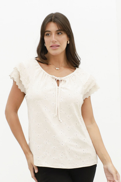 701BRY - Blusa Feliciana Broderie de punto