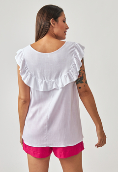 515 - Blusa Katy de Lino con lycra - comprar online