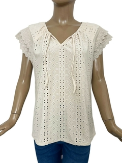 701BRY - Blusa Feliciana Broderie de punto - tienda online