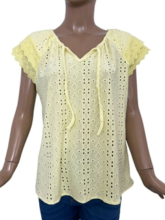 701BRY - Blusa Feliciana Broderie de punto - SILA