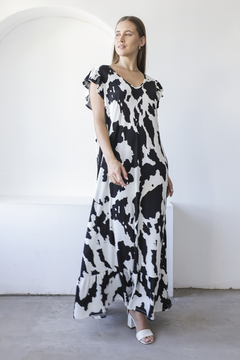 675 - Maxi Vestido Gemma Morley Viscosa - tienda online