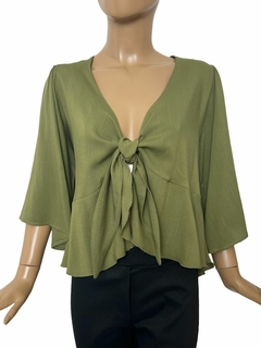 616 - Blusa Mechi Lino - tienda online