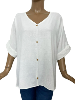 600 - Blusa Zurich Crepe Lino - comprar online