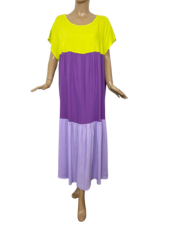 658 - Vestido Mili Tricolor - comprar online