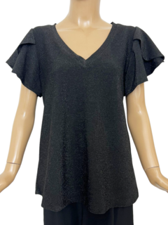 731 - Remera Majo Lurex - tienda online