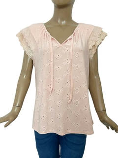 701BRY - Blusa Feliciana Broderie de punto - comprar online