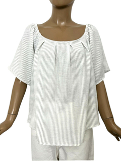 783LRY - Blusa Paisana Esperanza Lino Rayado en internet