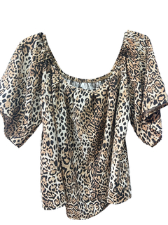 783SAP - Blusa Paisana Esperanza Animal Print - SILA