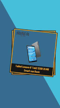 TABLET LENOVO 8" TAB3 32GB 2G M8 SMART C/DOCK