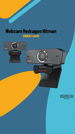 Webcam Redragon Hitman GW800 Full HD