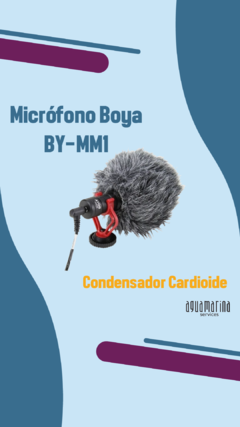 Micrófono Boya BY-MM1 condensador cardioide