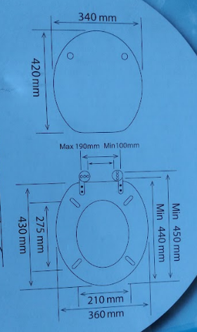 Tapa Inodoro Purete