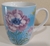 Taza cerámica decorada "flores"