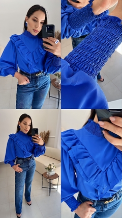 Imagem do BLUSA ÚNICA - BLUSA COM BABADOS