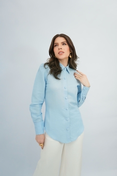 Camisa Feminina Azul