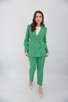 BLAZER CRUZADO VERDE - comprar online