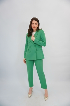 BLAZER CRUZADO VERDE - loja online