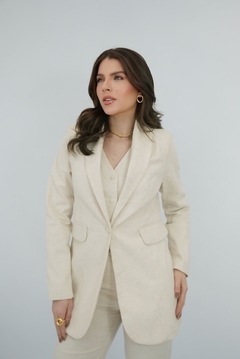 BLAZER LINHO CRÚ - loja online