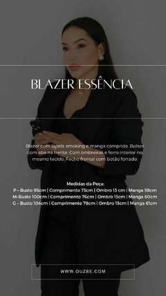 Imagem do BLAZER ESSÊNCIA - BLAZER SMOKING