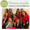 1era Consulta Presencial con Nutricionista del equipo + InBody 270 + Plan Alimentario