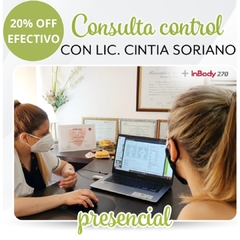 Consulta Control Presencial con Lic. Cintia Soriano