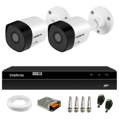 Kit Câmeras Intelbras Multi HD e DVR 1004 para Monitoramento