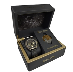 RELÓGIO BULOVA LUNAR PILOT MASCULINO 98A285 - loja online