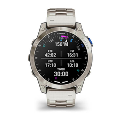 RELÓGIO GARMIN D2™ MACH 1AVIATOR SMARTWATCH COM PULSEIRA DE TITÂNIO VENTILADA 010-02582-50