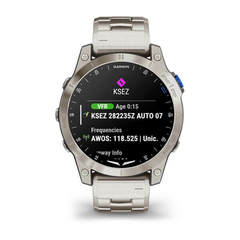 RELÓGIO GARMIN D2™ MACH 1AVIATOR SMARTWATCH COM PULSEIRA DE TITÂNIO VENTILADA 010-02582-50 - loja online