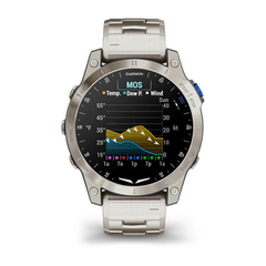 Imagem do RELÓGIO GARMIN D2™ MACH 1AVIATOR SMARTWATCH COM PULSEIRA DE TITÂNIO VENTILADA 010-02582-50