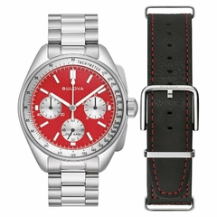 RELÓGIO BULOVA LUNAR PILOT BLOOD MOON CHRONOGRAPH PARA HOMENS 96K115115