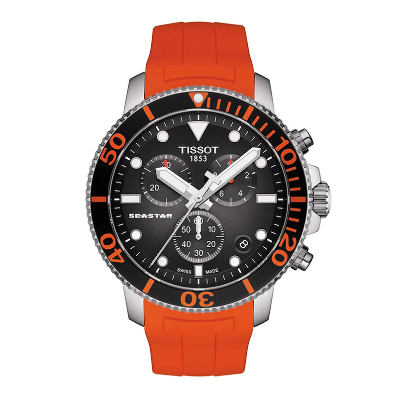 REL GIO TISSOT SEASTAR 1000 MASCULINO CRON GRAFO T1204171705101