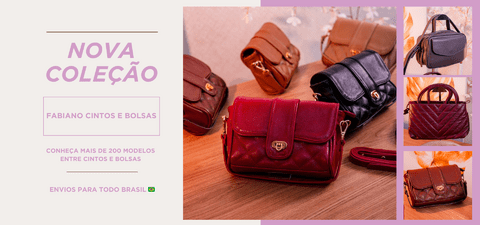 Imagem do banner rotativo Fabiano Cintos e Bolsas