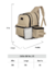 Mochila Maternal Alfonso Melange Happy Little Moments - tienda online