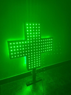 Cruz led farmacia 50x50cm - comprar online