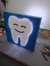 Cartel led dentista 40x40cm