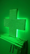 Cartel led cruz de farmacia 80x80cm