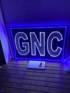 Cartel led GNC 150x100cm - tienda online