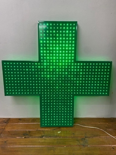 Cruz led de farmacia 120x120cm - comprar online