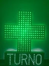 COMBO: Cruz led farmacia 60x60cm + cartel led turno 60x20cm