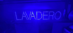 Cartel Led Lavadero 100x25cm Doble Faz - RAPILED